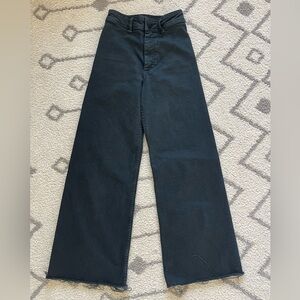 Zara Black Marine Straight Jean